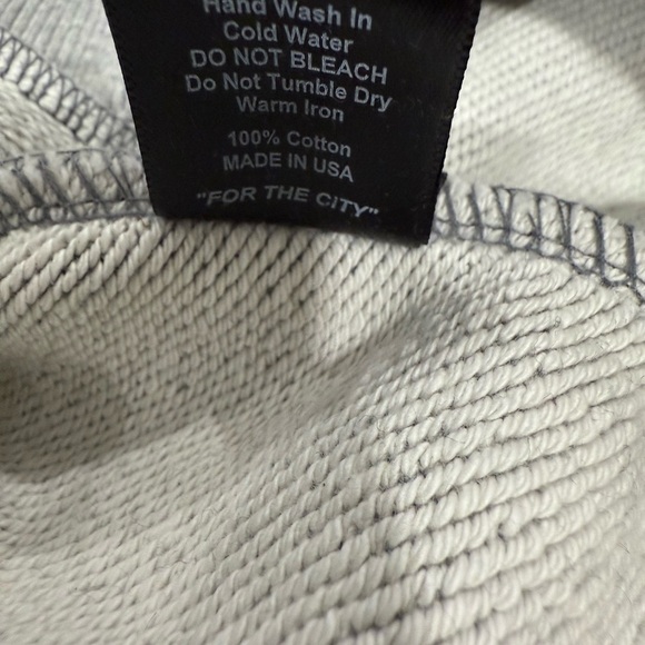 Gray EMILINE Hoodie with Black Lettering - Picture 9 of 9